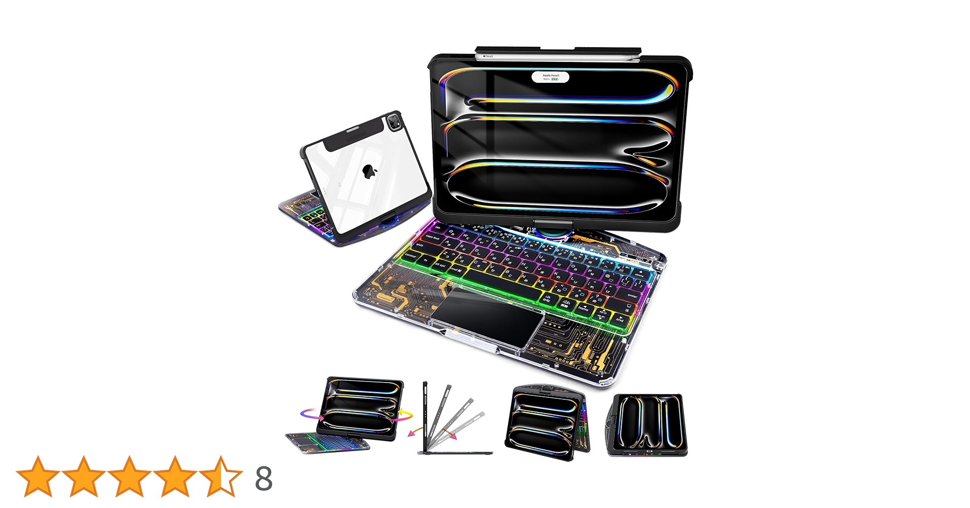 Amazon.co.jp: iPad キーボードケース 10.2 インチ第7/8/9世代