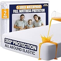 Vista 11 de Utopia Bedding Protector de colchón impermeable de 5 lados tamaño King, funda de colchón transpirable de alta calidad, estilo ajustado con bolsillos