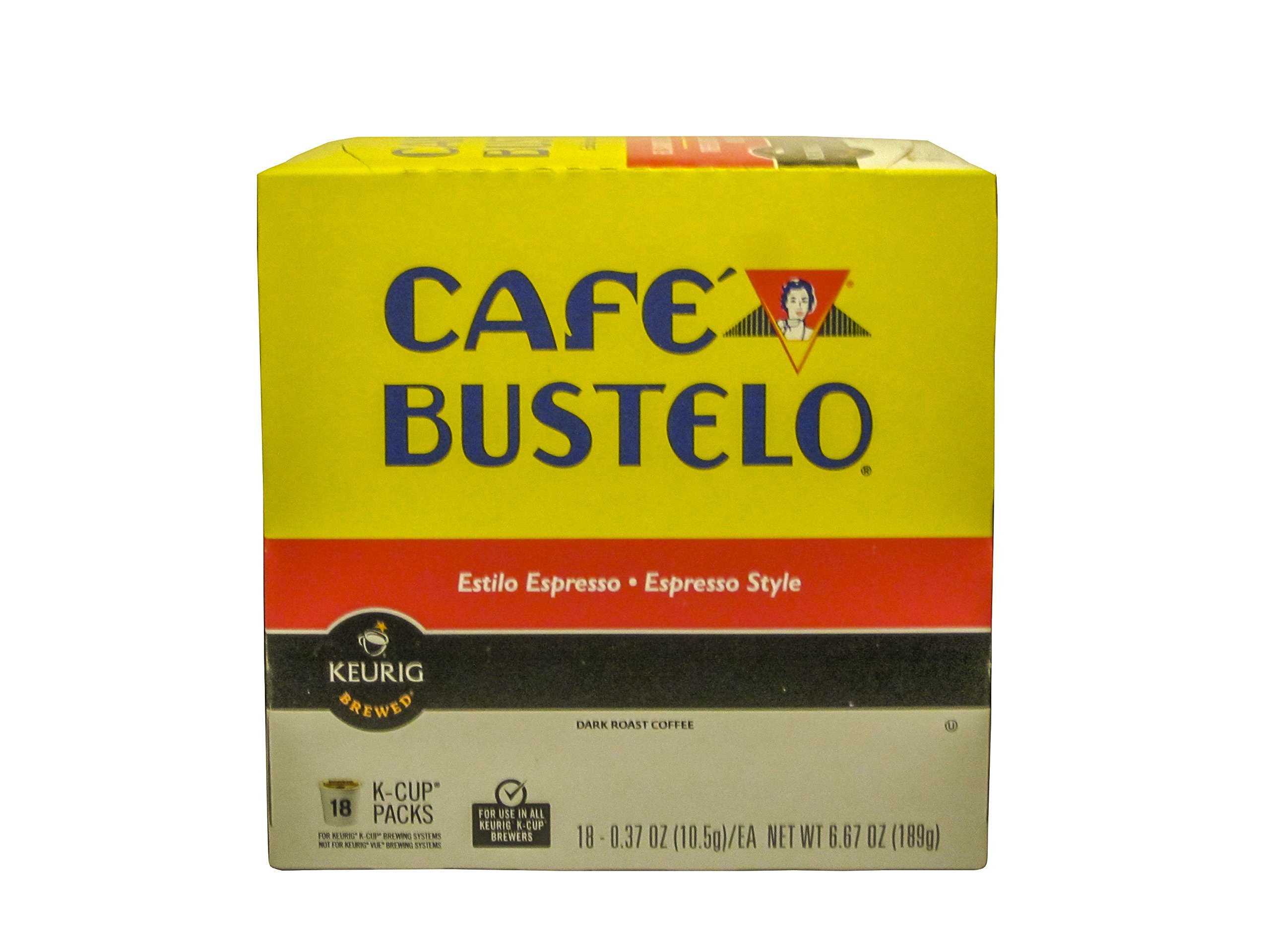 Keurig Cafe Bustelo Coffee Espresso K 