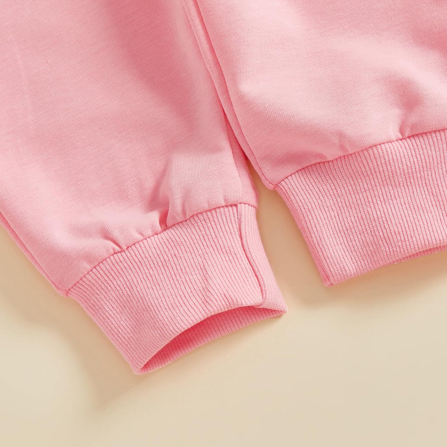 2PCS Baby Girl Outfit Ruffle Long Sleeve Sweatshirts Cute Flower Tops Jogger Pants Newborn Infant Sweatsuit Set - Image 7