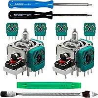 Kit de reparo de joystick analógico genuíno 2023 para controles Xbox One Elite Series 2 – Módulo de polegar 3D – Corrigir drift de vara, joysticks quebrados e soltos