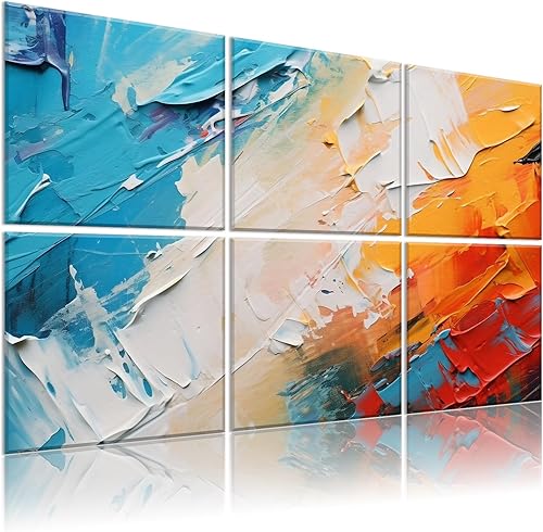 Miniatura 17 de Paneles acústicos decorativos, paquete de 8 paneles de arte de pared grandes de 48 x 32 pulgadas, paneles de pared autoadhesivos a prueba de sonido