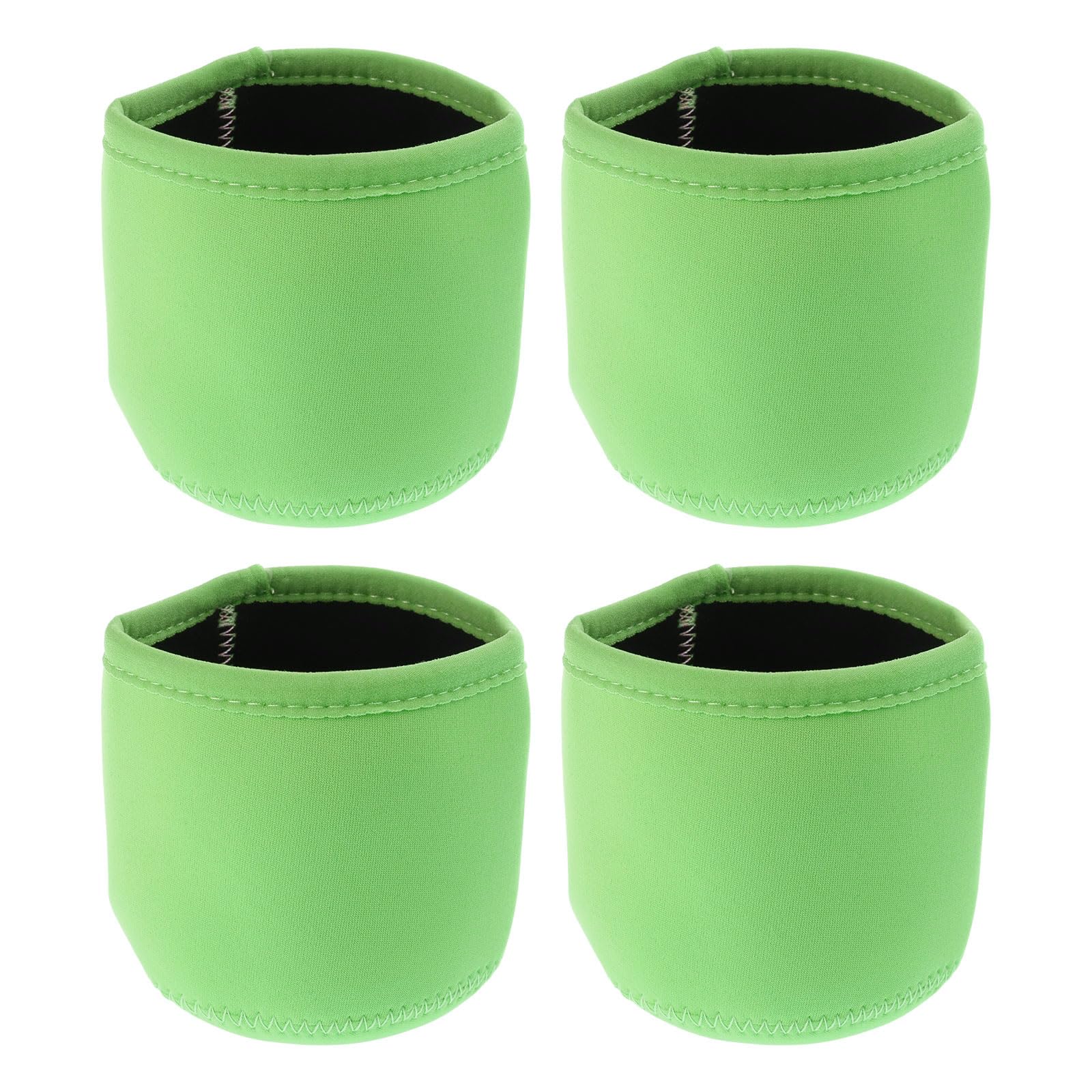 Hsioluted 4pcs Cup Container Cover Set Ice Cream Neoprenes Sleeve Insulated Pints Sleeves Slip Resistants Bottle Sleeves Colorful Cup