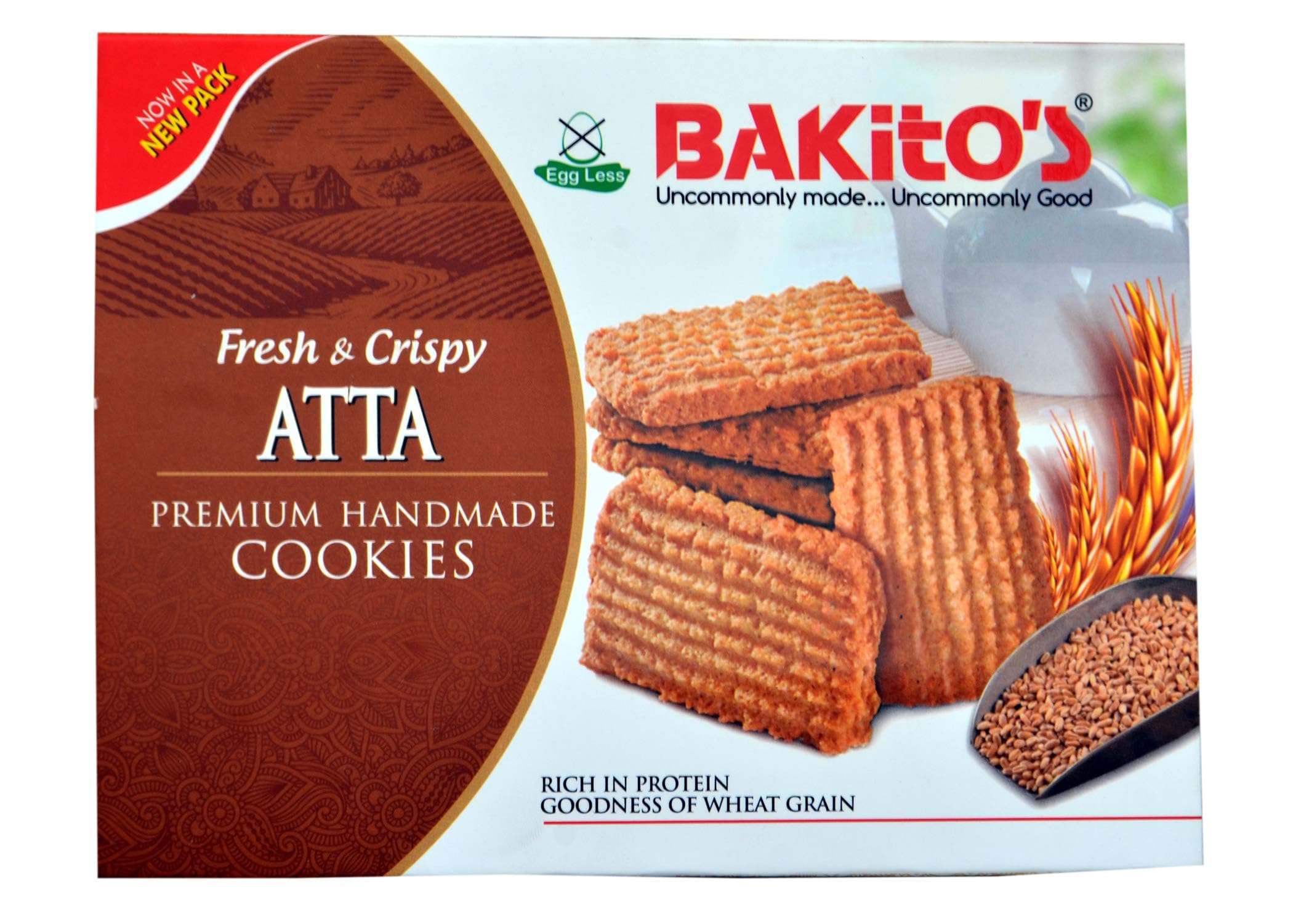 BAKITOS Fresh & Crispy Atta Premium Handmade Cookies | Sugar Free Atta Cookies | Atta Biscuits | Premium Handmade Cookies | 350 Gm | Pack of 1 (B0D97PH75J) Amazon Price History, Amazon Price Tracker