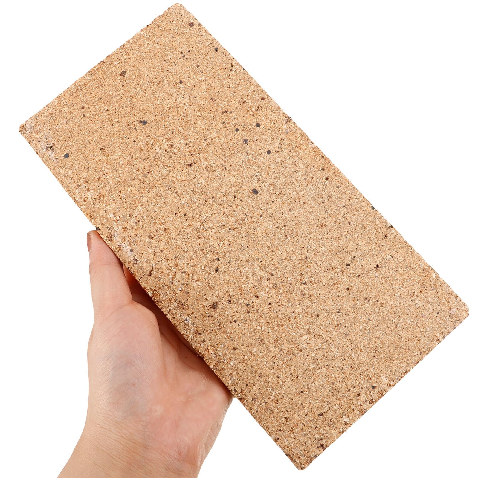 jojofuny Ladrillos Refractarios de Arcilla para Estufas de Leña Resistentes a Altas Temperaturas Tamaño 230X114X20 MM 2 Piezas para Aislamiento Térmico y Reparación de Chimeneas