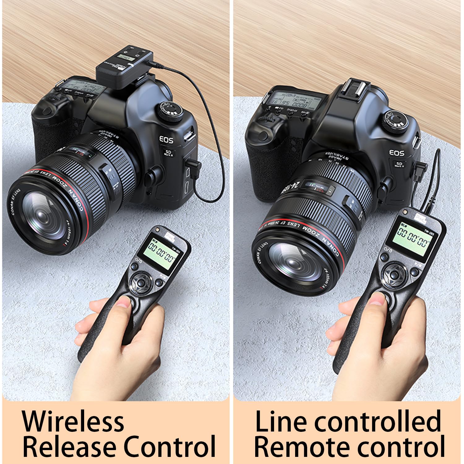 5d Mark Canon Rebel T7 Remote Shutter Canon T3i To C1 Camera