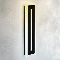 Vista 36 de ASD Lámpara LED de montaje en pared de 18 pulgadas de largo, aplique lineal para exteriores e interiores 3CCT, regulable, impermeable