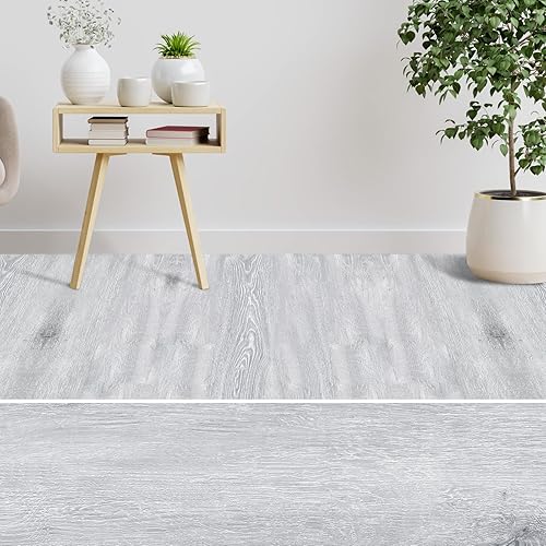 Miniatura 4 de Nefish Suelos de vinilo de lujo con aspecto de madera, azulejos de suelo para despegar y pegar, impermeables, fáciles de cortar, fáciles de cortar,