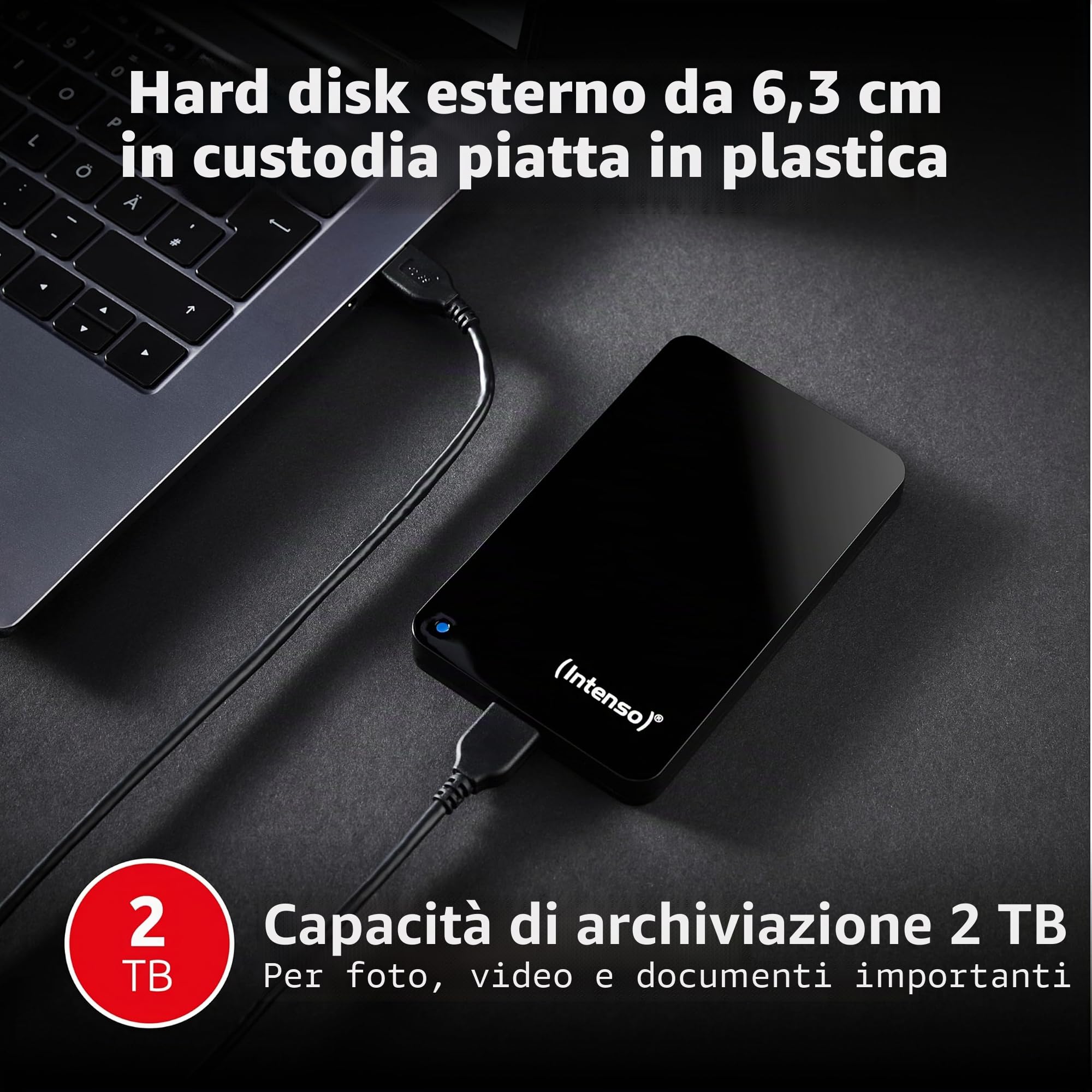 Intenso Memory Drive, 1TB disque dur externe 1 To Noir
