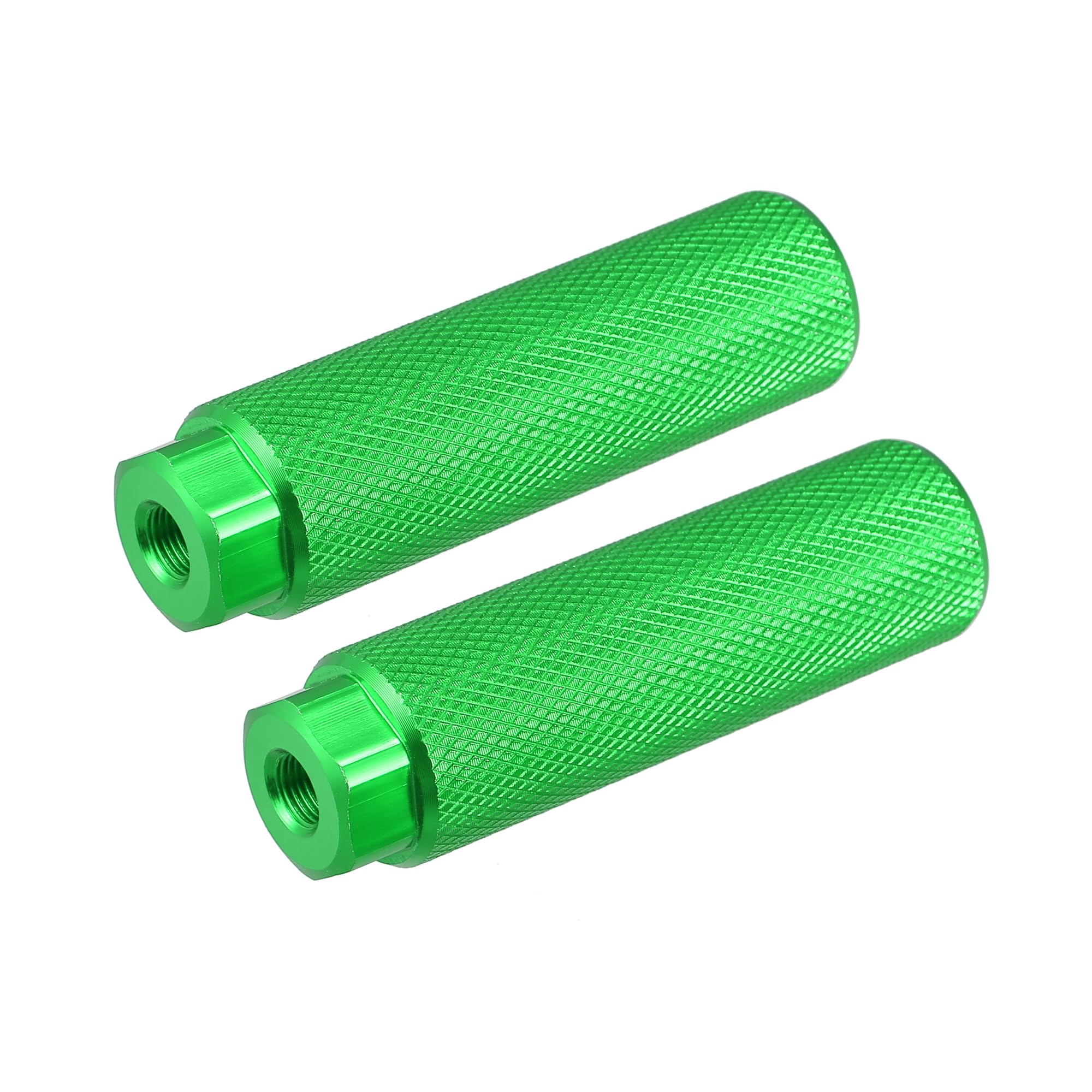 Motoforti Universal Bike Rear Foot Pegs Footrests, Fit 3/8 in Axle Dia, 2 Pcs