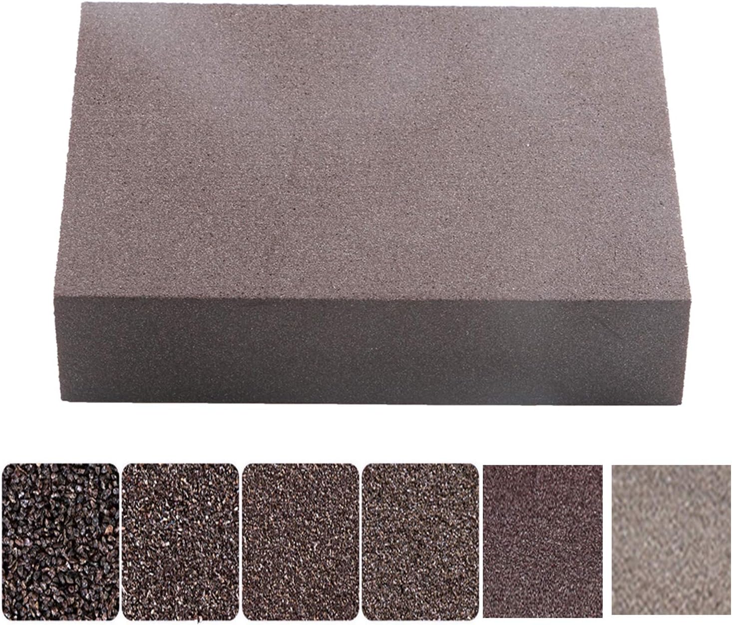 12PCS Sanding Sponge, 6 Different Specifications Assortment Sanding Blocks, Washable and Reusable Sand Sponge Kit. (Coarse, Medium, Fine, Superfine)