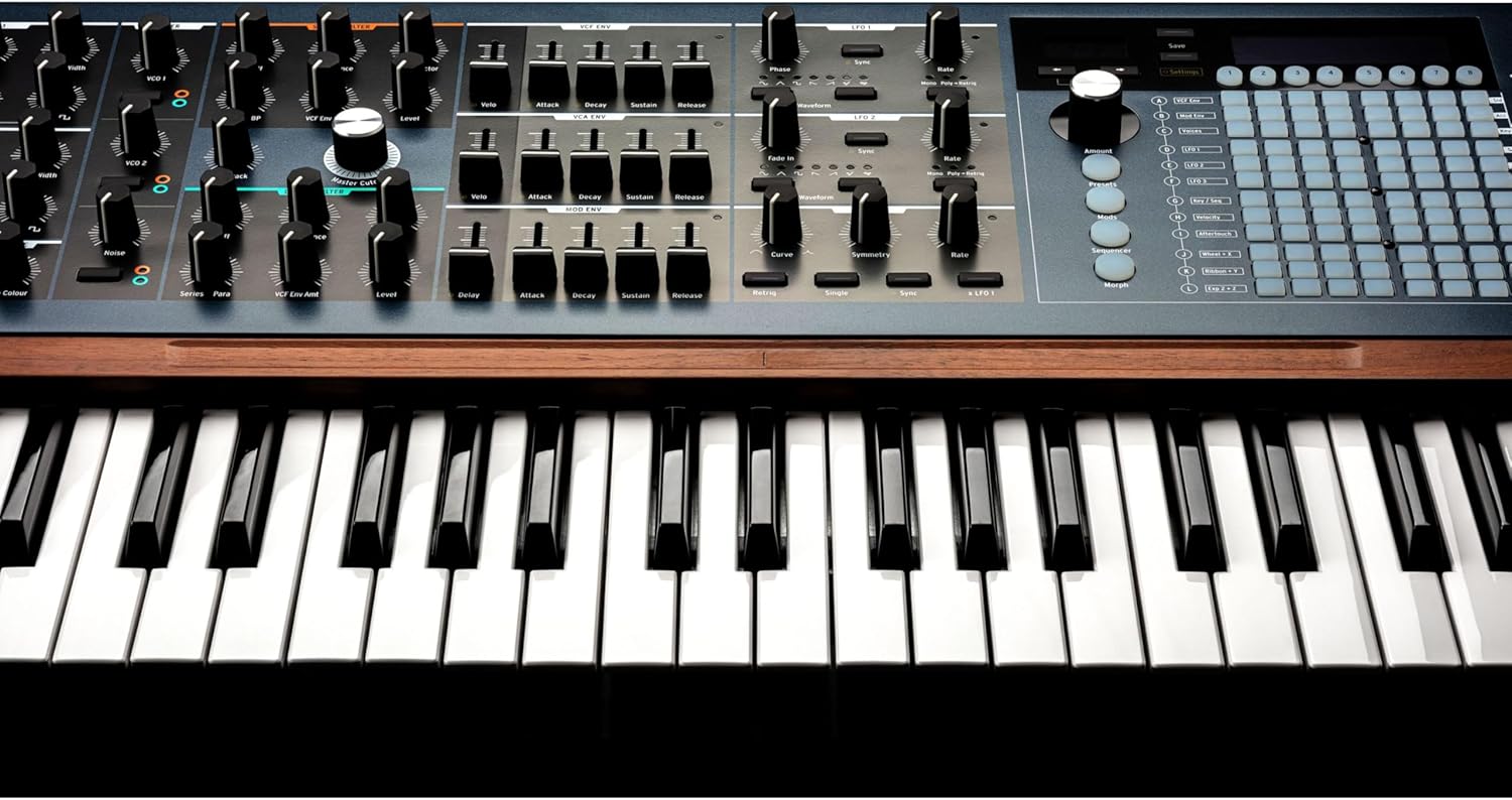 Arturia PolyBrute 6-Voice Polyphonic Morphing Analog Synthesizer Natural Wood