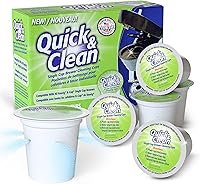 Vista 1 de Quick & Clean [6-Pack] Cápsulas de limpieza Keurig - Cápsula limpiadora K Cup para Keurig - Compatible con máquina de café 2.0, elimina manchas,