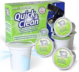 Quick & Clean [6-Pack] Keurig Cleaning Pods - K Cup Cleaner Pod For Keurig 