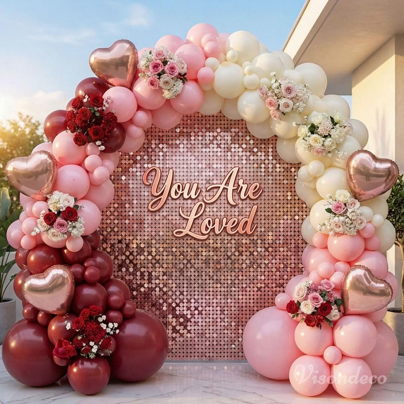 Visondeco Balloon Arch Kit