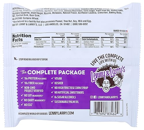 Miniatura 2 de Lenny & Larry's The Complete Cookie - Pasas de avena (4 oz)