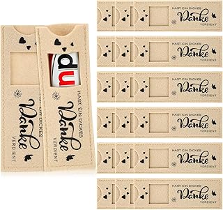 20 Stück Du Hast Ein Dickes Danke Verdient für Schokolade Verpackung, Dankeschön Geschenke Klein, Kleines Dankeschön für Kollegen, Danke Geschenke Kollegen für Teams Erzieherin Lehrerin Frauen Mann