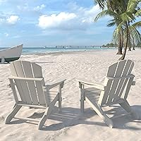 Vista 7 de Sillas Adirondack plegables, silla de patio, silla Adirondack de patio, resistente a la intemperie, HDPE para exteriores, para todo tipo de clima
