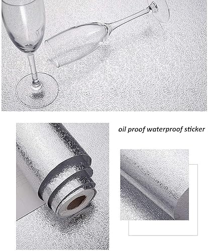 Miniatura 35 de Papel tapiz dorado para despegar y pegar, textura de papel adhesivo dorado autoadhesivo para pared, papel de contacto extraíble, papel de aluminio a