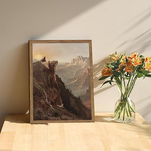 Miniatura 5 de Juego de 3 pinturas de pared de vaquero occidental, pinturas vintage de vaquero del suroeste del oeste, carteles de toro de cuerno largo occidental,