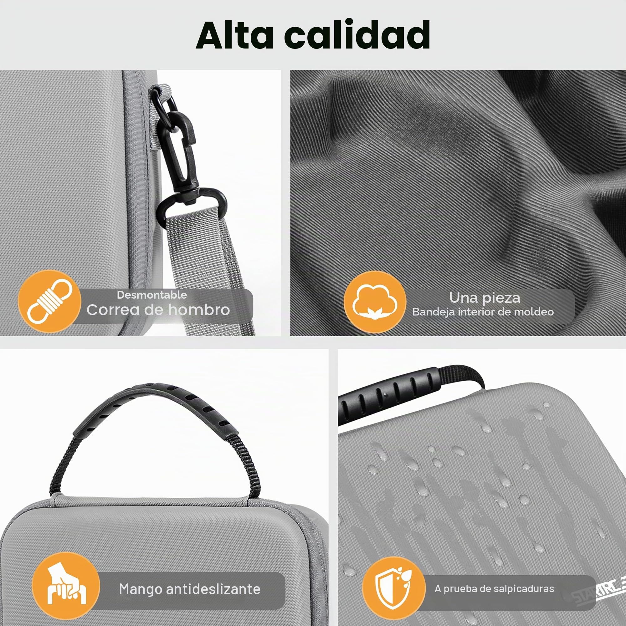 Startrc Neo 2 Estuche, Bolso de Hombro/Mano Portátil de PU para Dron DJI Neo 2 y Accesorios de Baterías