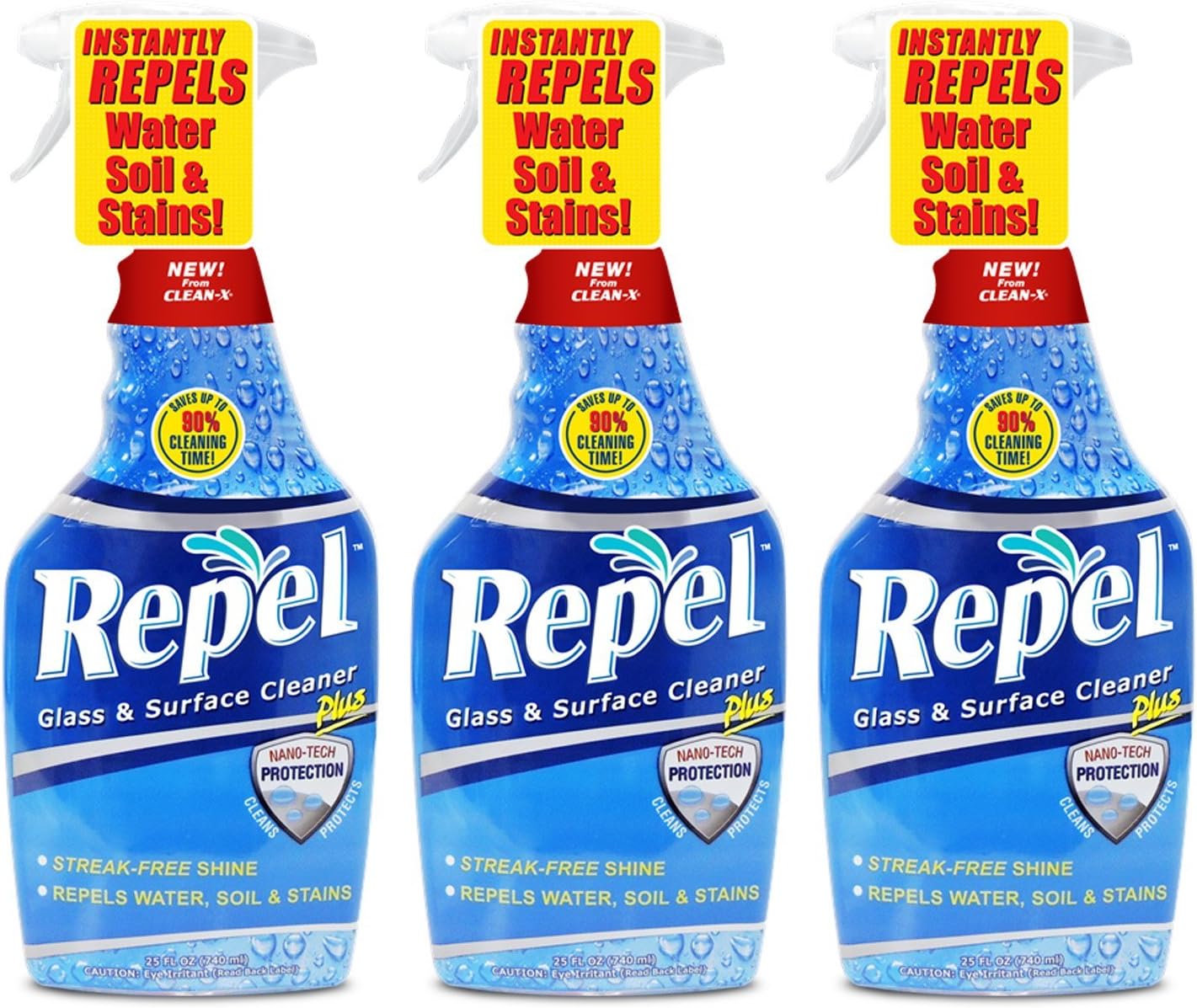 REPEL Glass & Surface Cleaner 25 fl. oz. Cleans & Repels