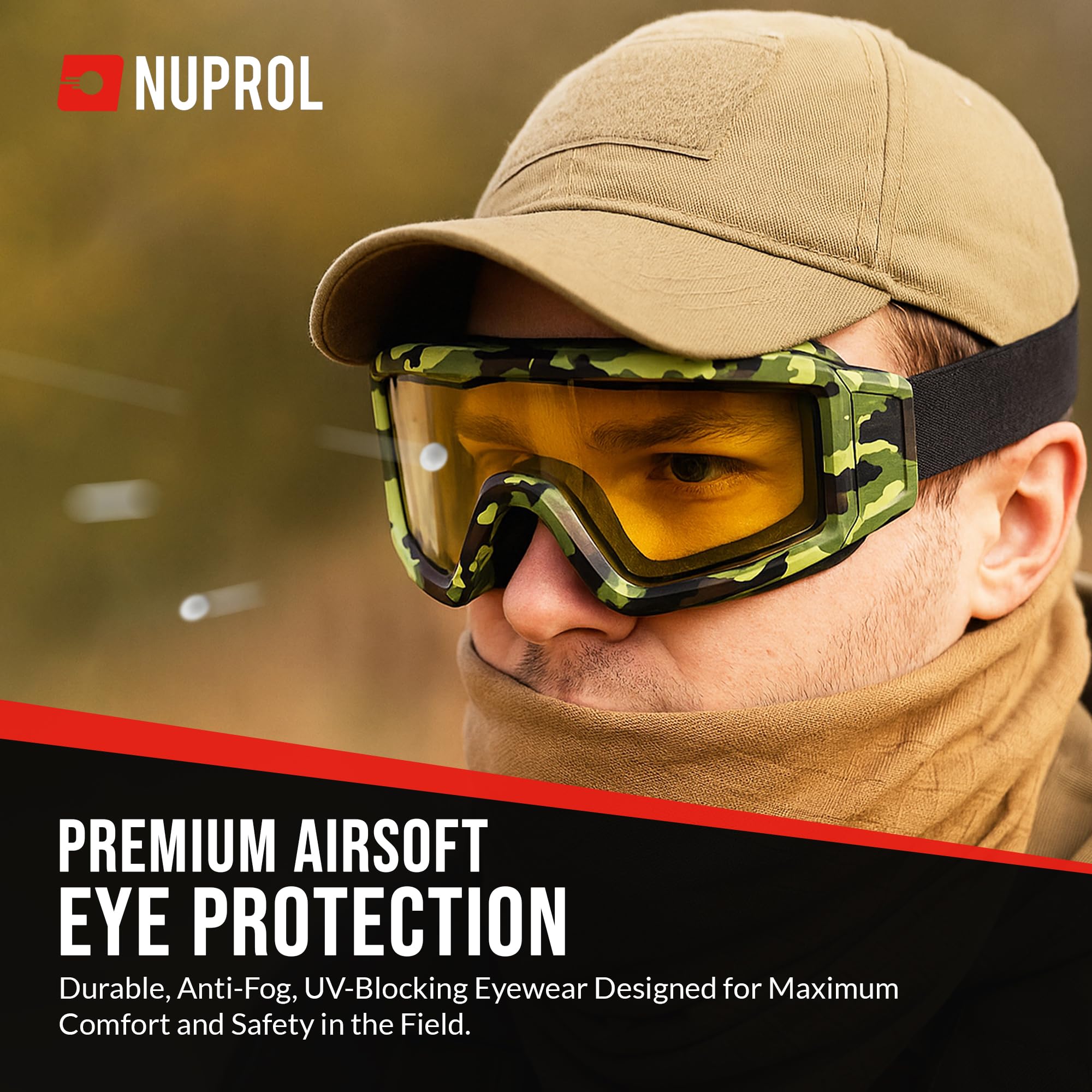 Nuprol Unisex Battle Visor Protective Eyewear (pack of 1)