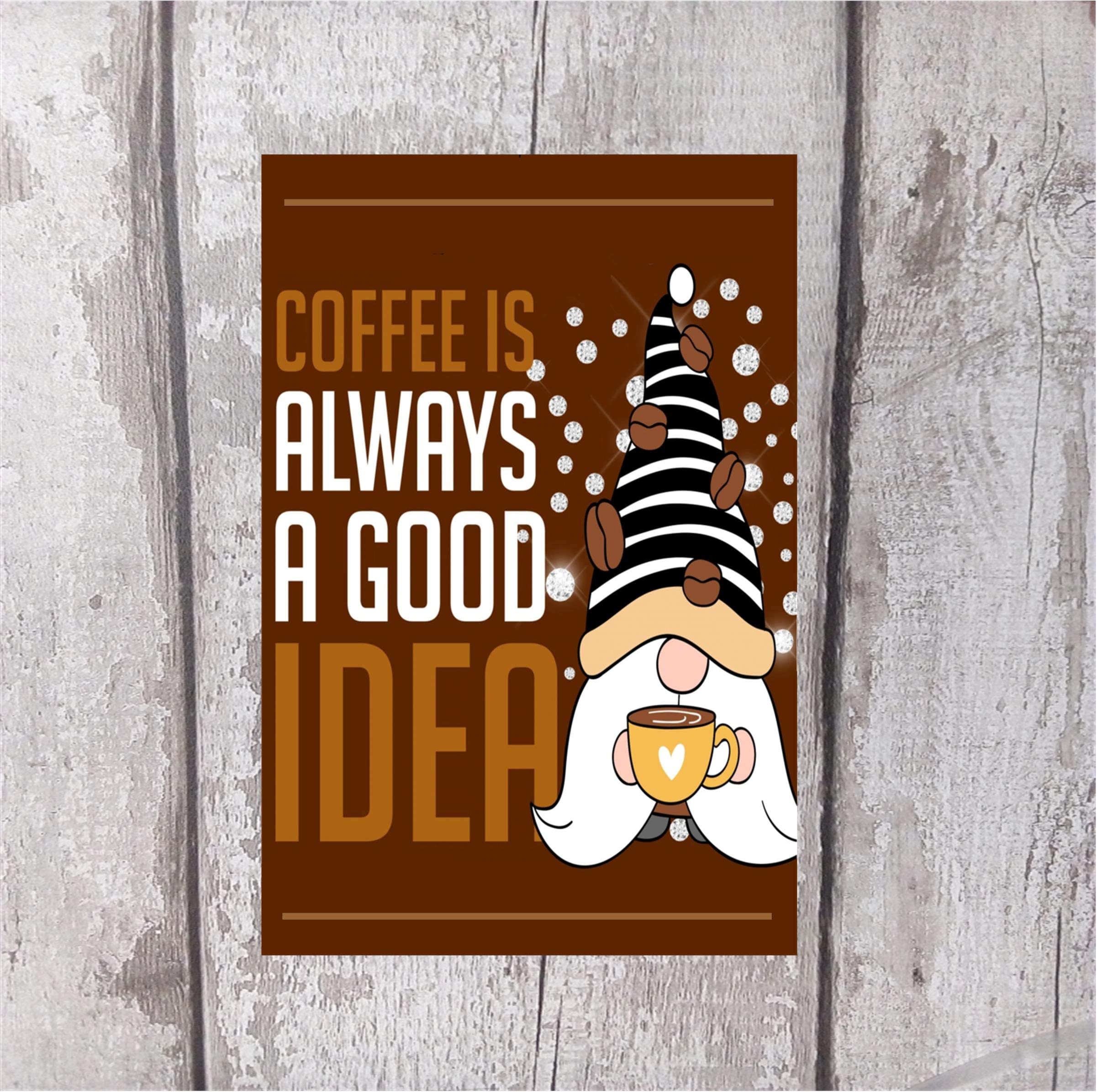 Matlpats Metal Sign Wall Plaque Coffee Sign Coffee Plaque Kitchen Sign 6X8 Inch
