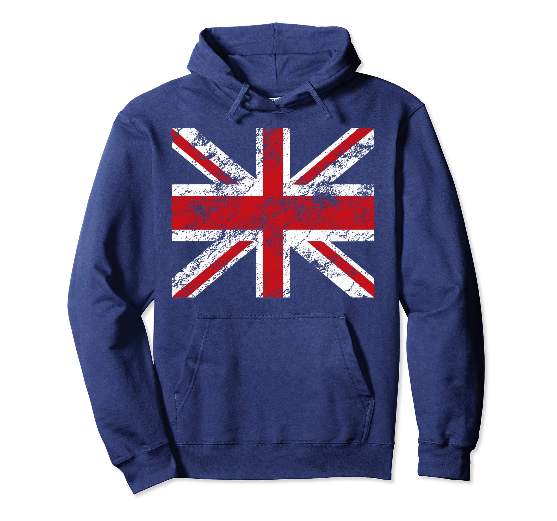 Flag of England Hoodie, British Flag Heritage Shirt Pullover Hoodie