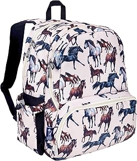 Wildkin 17-inch Kids Backpack – Durable, Lightweight School Bag for Boys & Girls - Horse Dreams