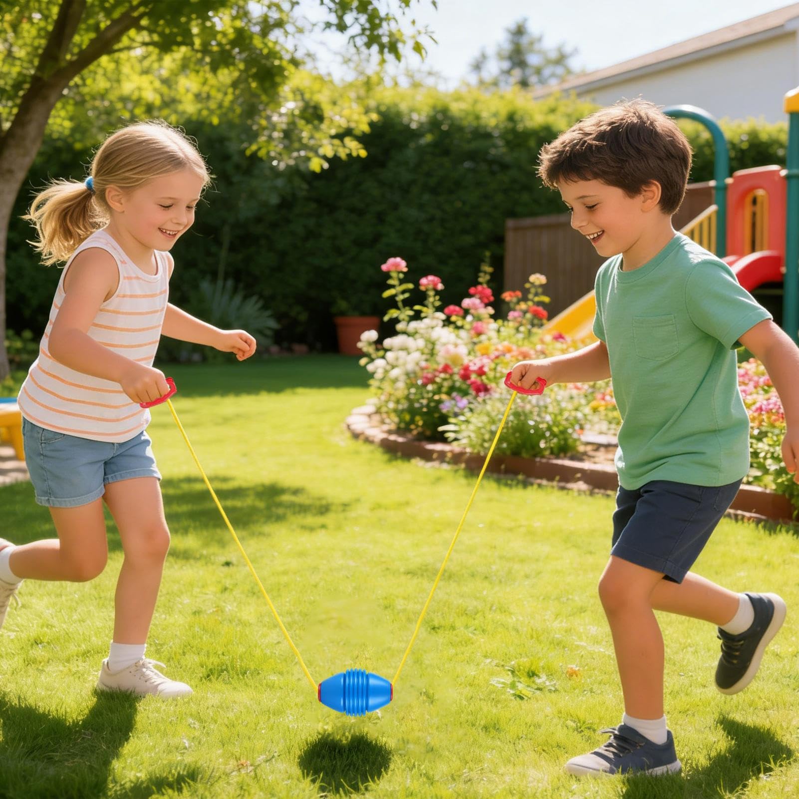 Jeu De Balle à Va-et-Vient – Pull Shuttle Ball – Coopératif 2 Joueurs – ABS Antichoc – Intérieur/Extérieur