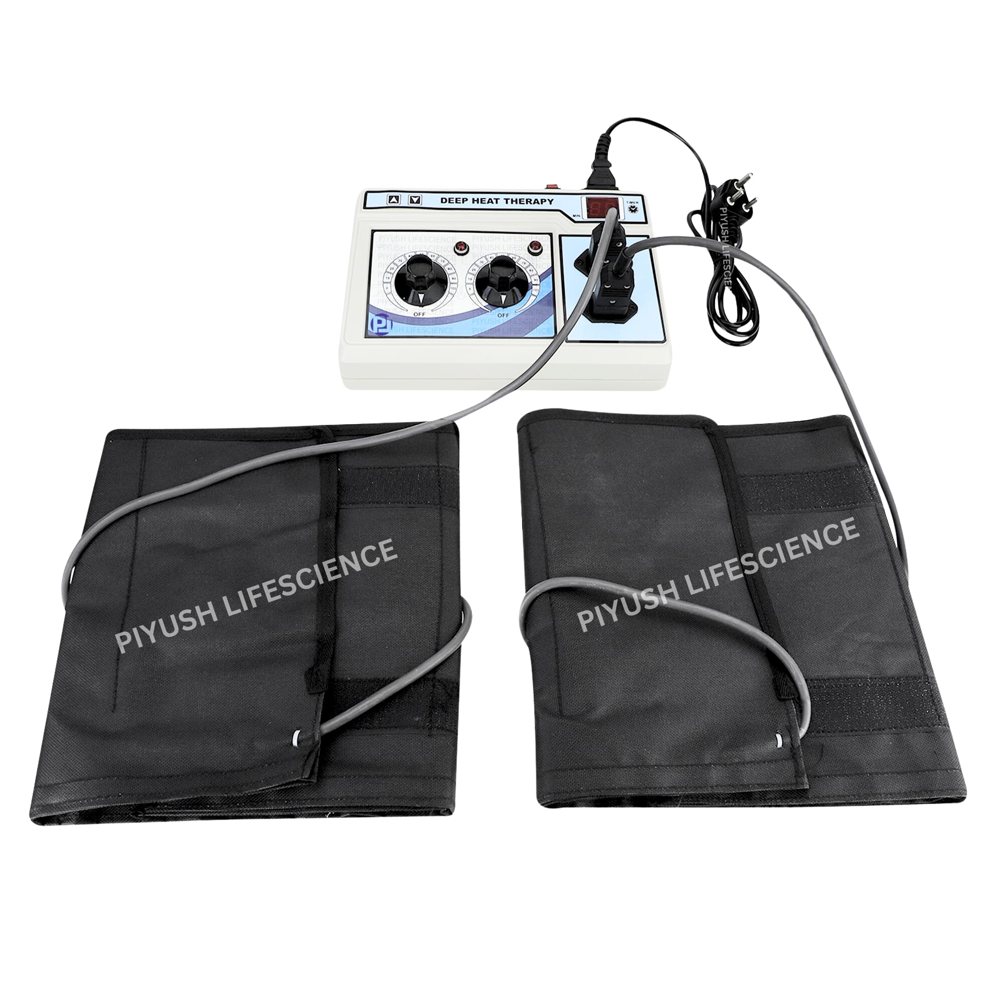 Deep Heat Therapy 2 Channels Machine for Physiotherapy Cellulite Pain Relief Devices Fat Muscle Relaxatation