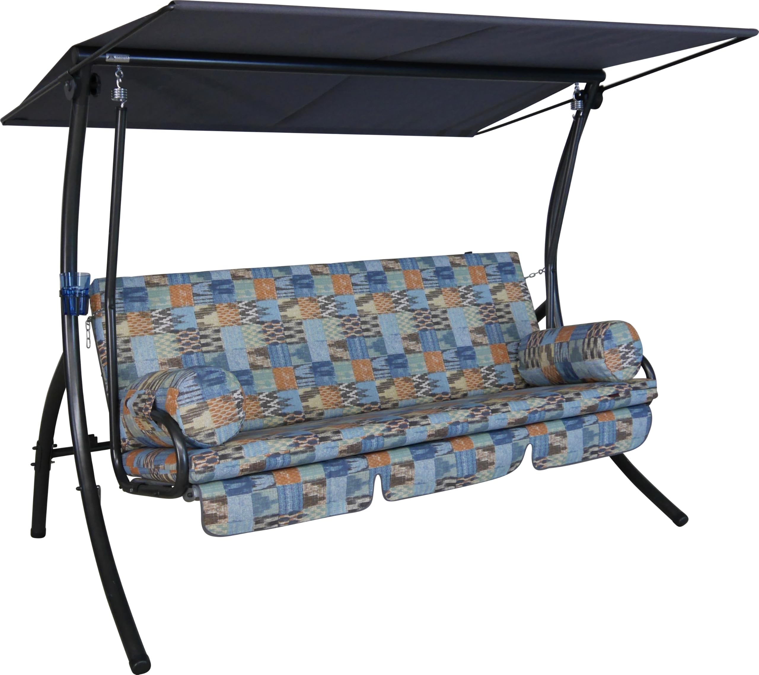 Angerer tempo libero mobili dondolo Dream Genova, 3 posti, Blu 9 cm, 210 cm