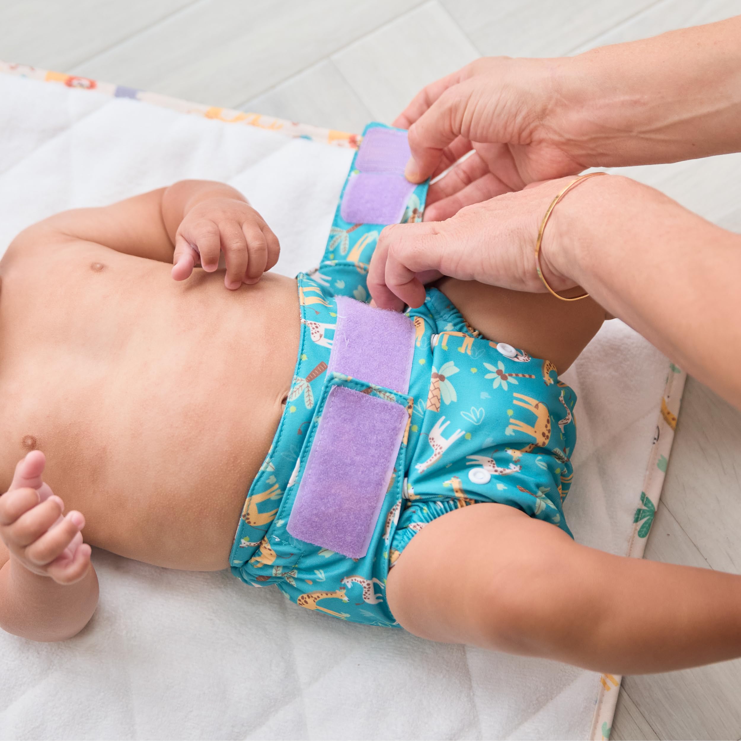 Bambino Mio, confezione da 3 pannolini riutilizzabili rivoluzionari (VITA SELVATICA) – Pannolini di stoffa dalla nascita fino al vasino | Lavabili | Pannolini per neonati certificati OEKO-TEX