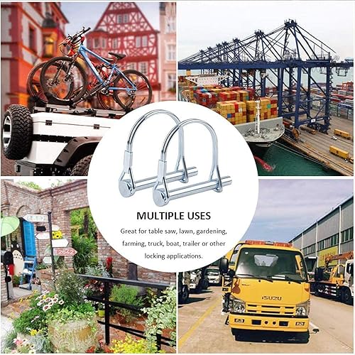 Miniatura 7 de Pasador de bloqueo de alambre, pasador de bloqueo de eje de seguridad resistente de 14 pulgadas, pasador de bloqueo de pasador de toma de fuerza Pto