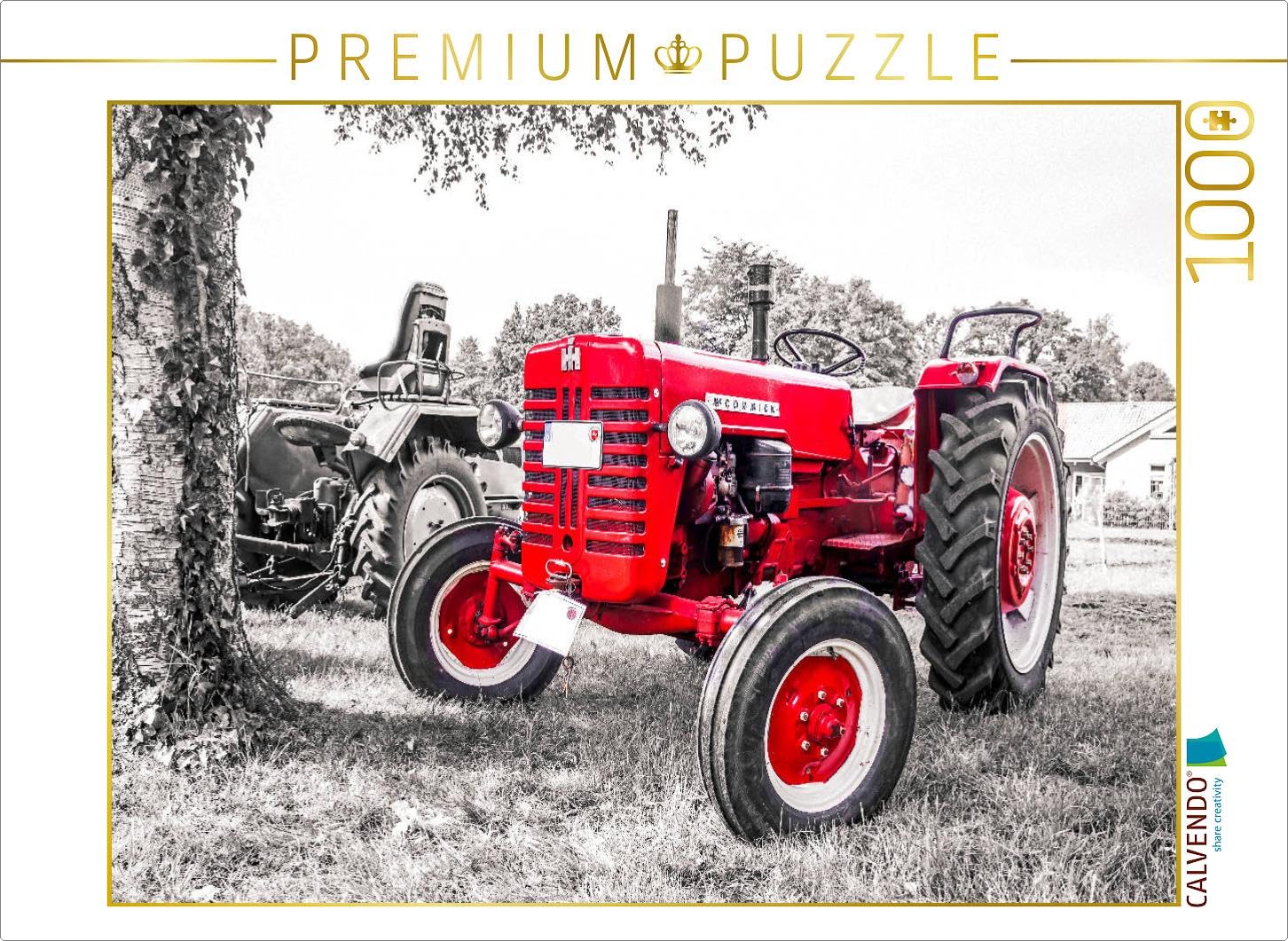 CALVENDO Puzzle Vieux Tracteur MC Cormick 1000 Pieces 64 x 48 cm from Andrea Dreegmeyer