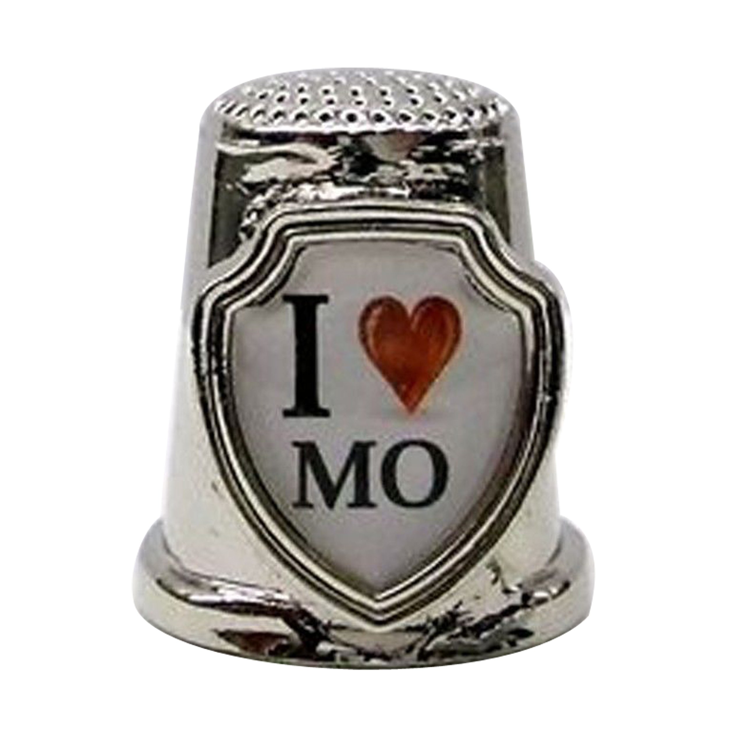 Souvenir Thimble - I love MO - Missouri