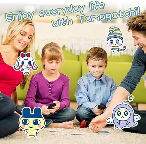 Miniatura 7 de Paquete de 2 fundas para Tamagotchi Uni, funda de silicona + funda protectora de TPU para Tamagotchi Uni Interactive Virtual Pet Game Machine (negro