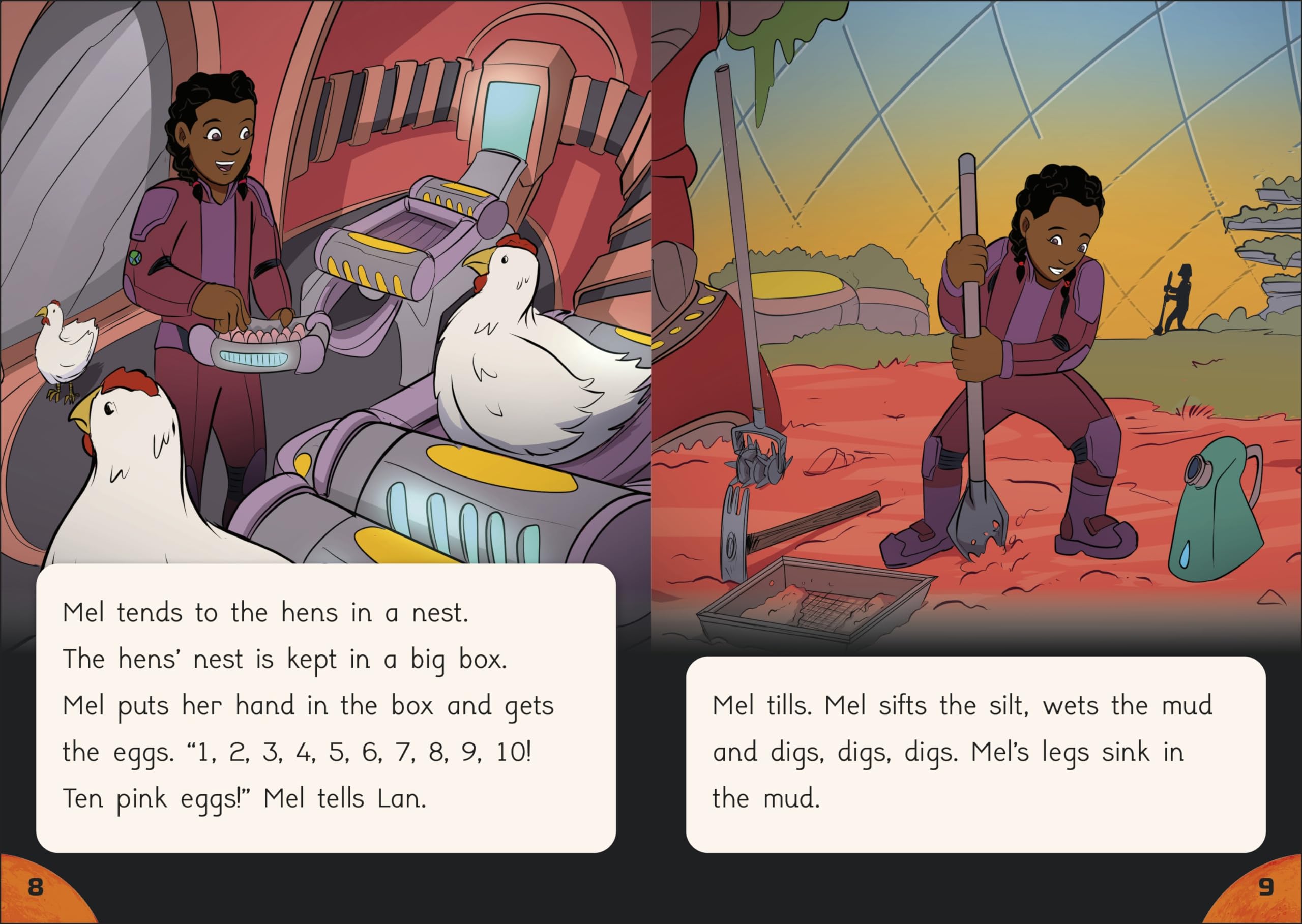 Phonic Books Mel on Mars: Decodable Books for Older Readers (CVC, Consonant Blends and Consonant Teams) (Phonic Books Catch-Up Decodable Readers) - Image 8