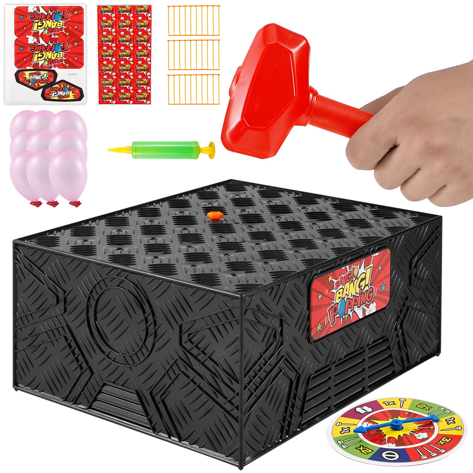 Juego De Mesa Globos Interactivo - Juguete De Fiesta Con Palitos Y Dados Para Niños Y Adultos