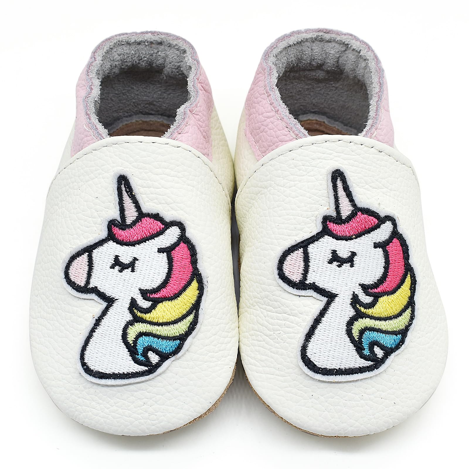 Owlowla Baby Soft Sole Leather Crib Shoes Infant Toddler Pre-Walker Shoes Boy Girl …