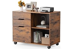 Sweetcrispy 3-Drawer Office Shelves: The Organizer You Need for a Clutter-Free Workspace