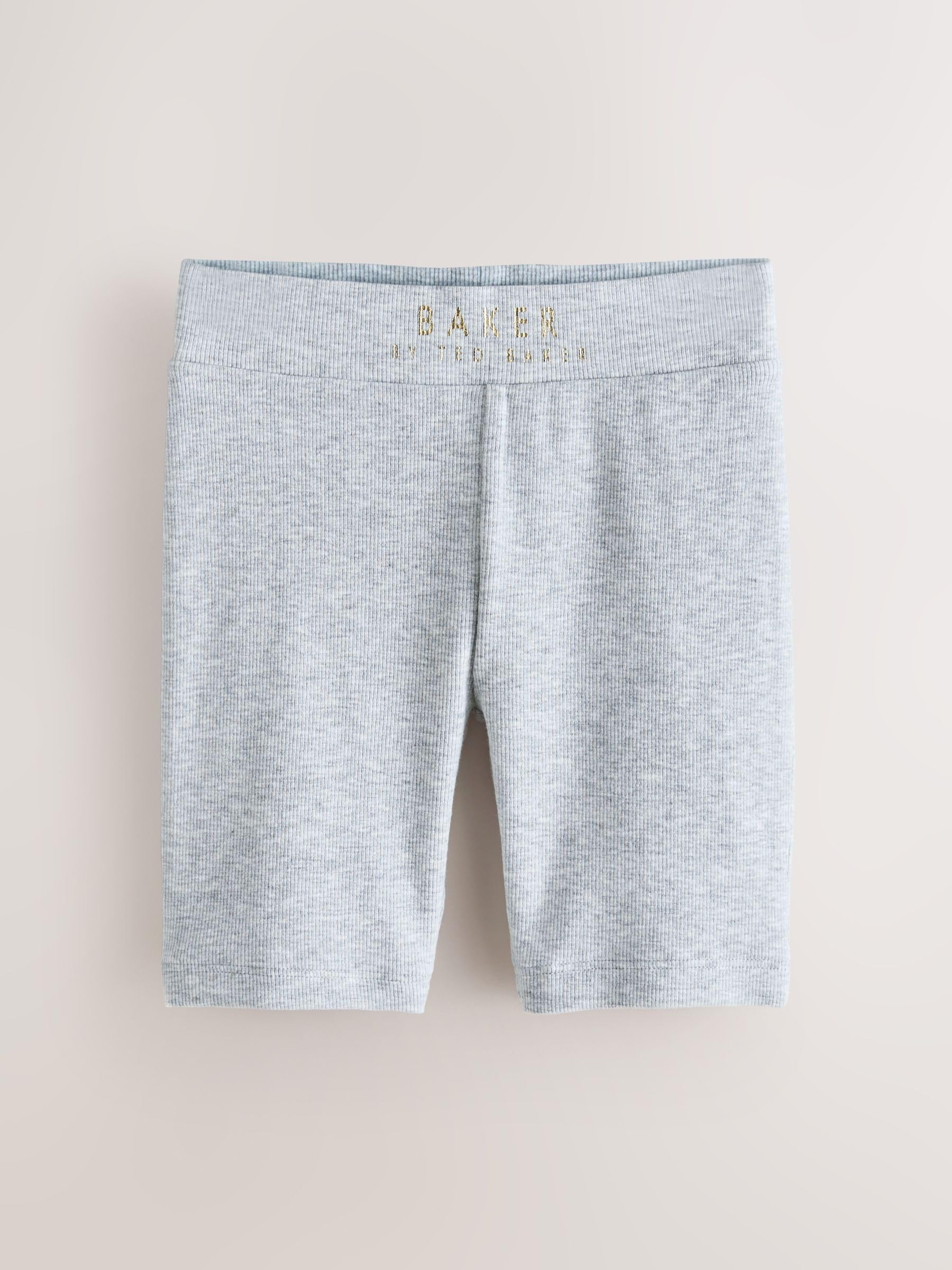 Mädchen gerippte Radlershorts im 3er-Pack
