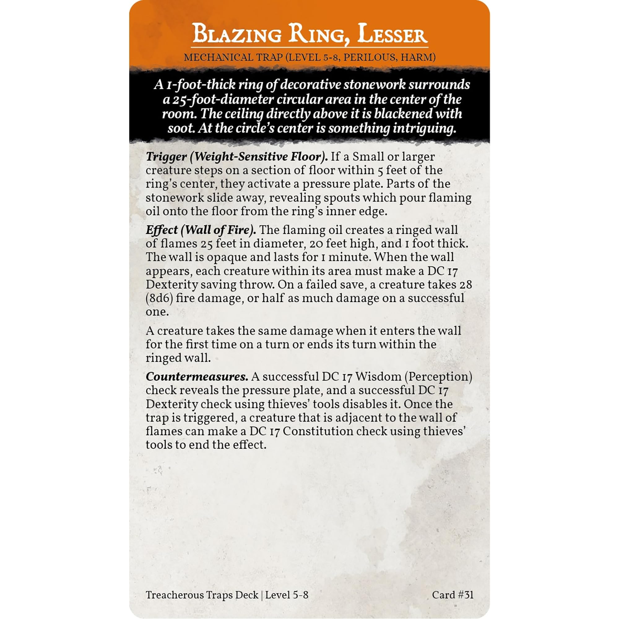 Nord Games: Treacherous Traps: Boxed Set - 5e RPG Storytelling Cards, 350 Tarot-Karten von vorgefertigten & zufälligen Fallengeneratoren, D&D Rollenspiel