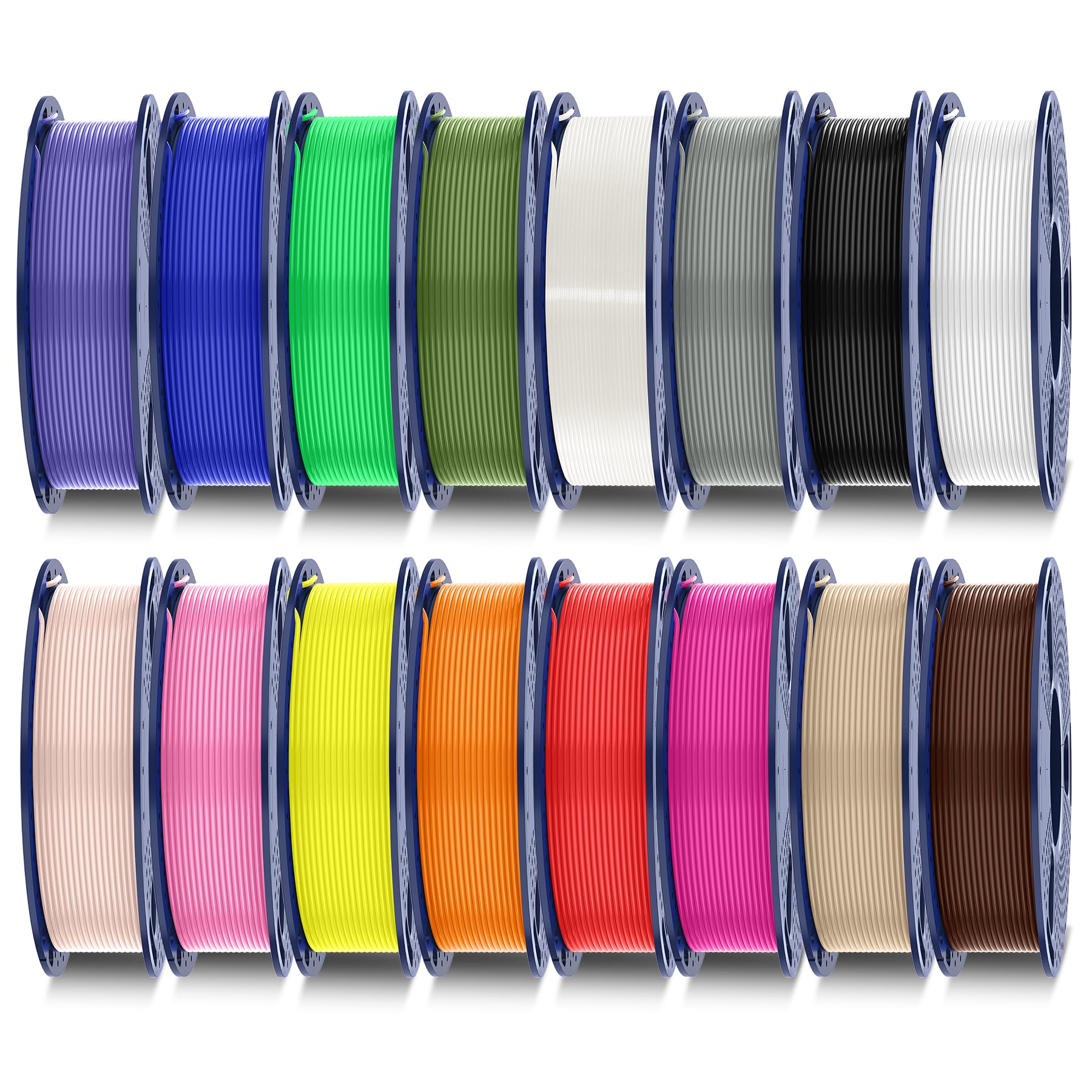 SUNLU PETG Filament 1.75mm,250g*16,16 Colors-Combination