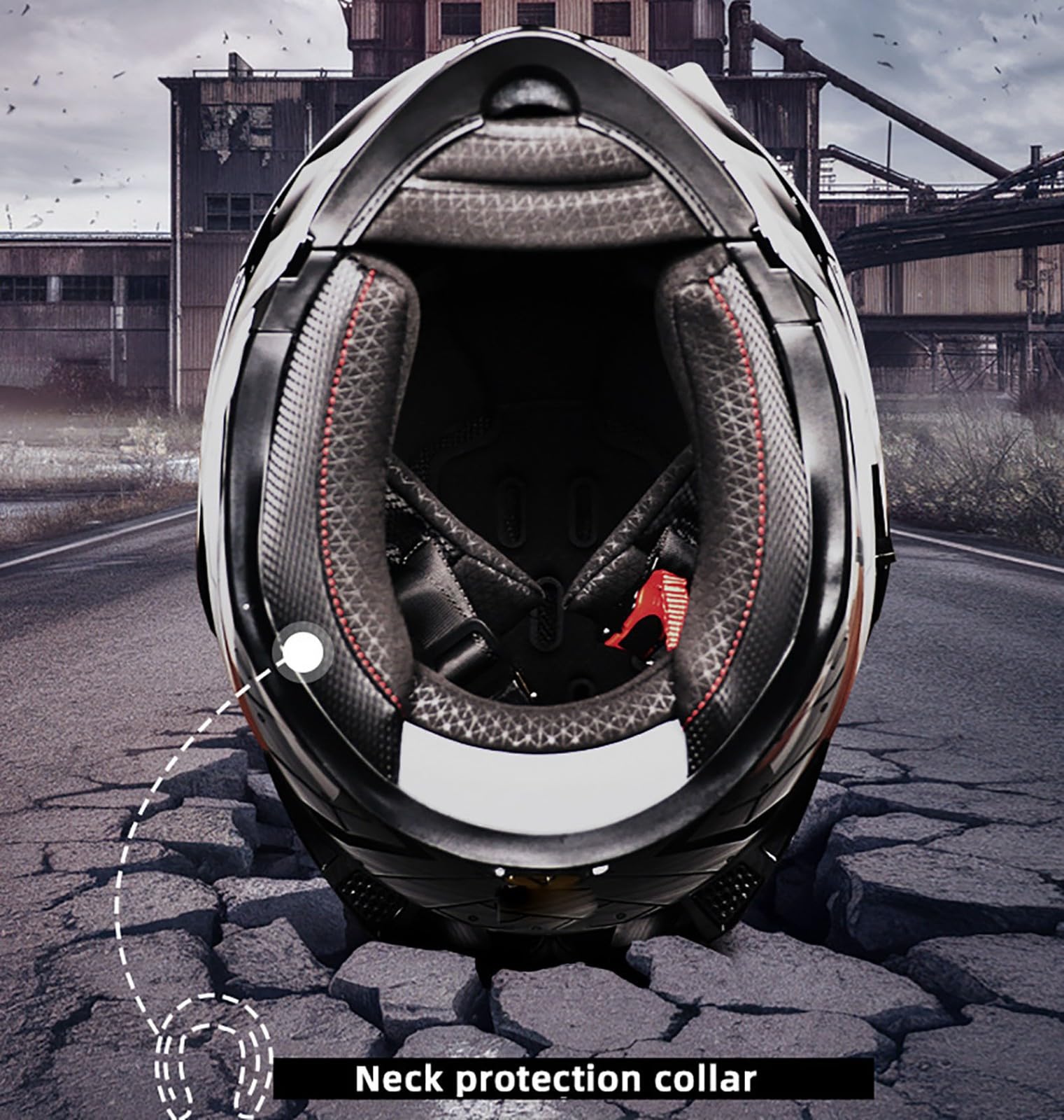 Modularer Motorradhelm, Klapphelm Mit Doppelvisier, DOT/ECE-Geprüft, Integralhelm Für Erwachsene (Männer Und Frauen)