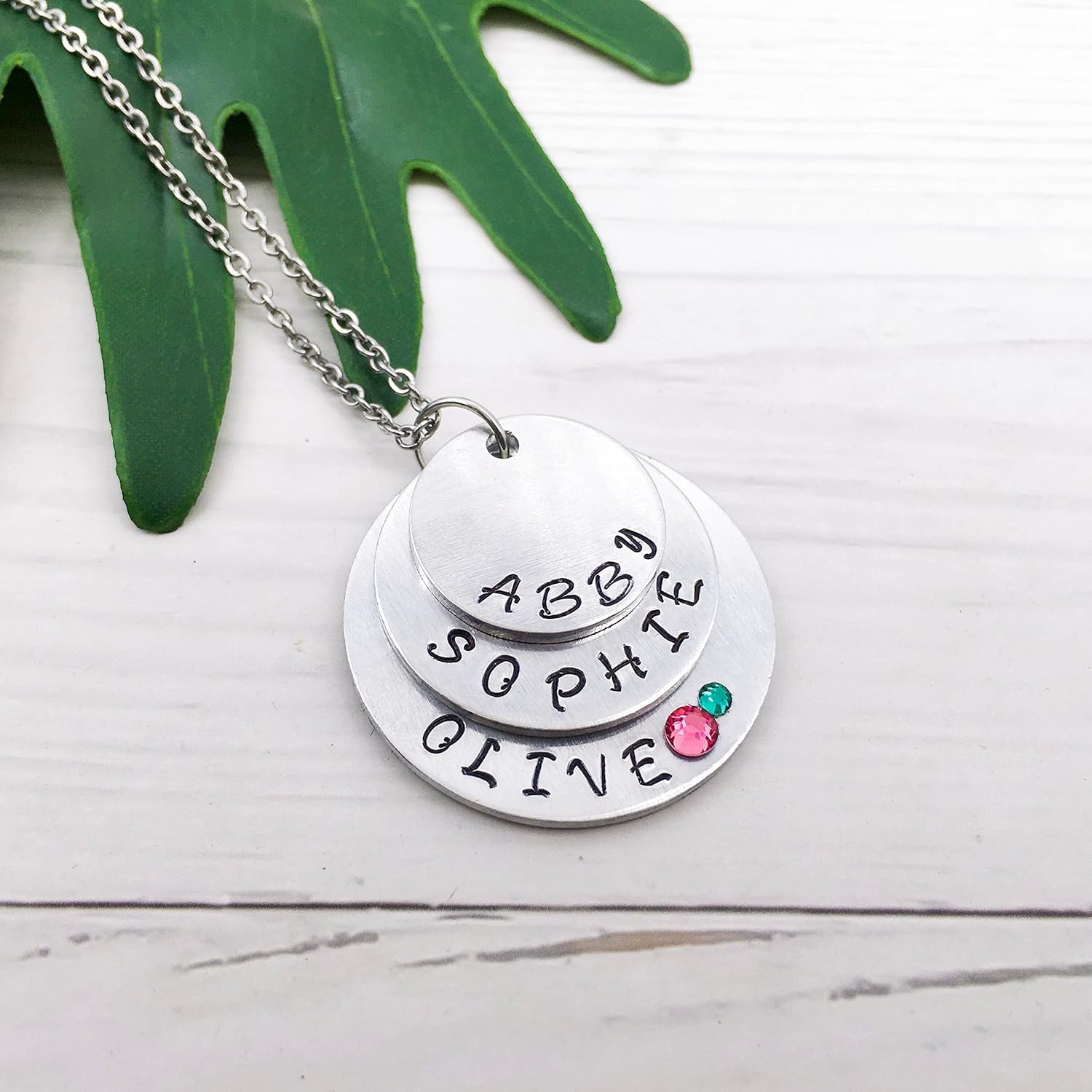 ABBECIAO 50Pack 3/4 Inch Aluminum Stamping Blanks Round Smooth Deburred Edges Hand Personalized Jewelry Tags 0.06" Thick w/Hole - Image 4