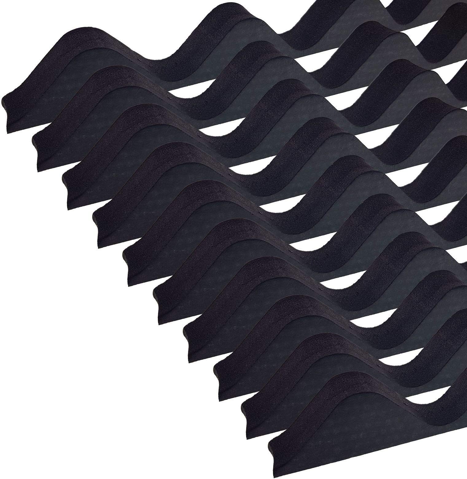 10 x Black Corrugated Sheet Foam Filler Eaves Purlin Roof Closure
