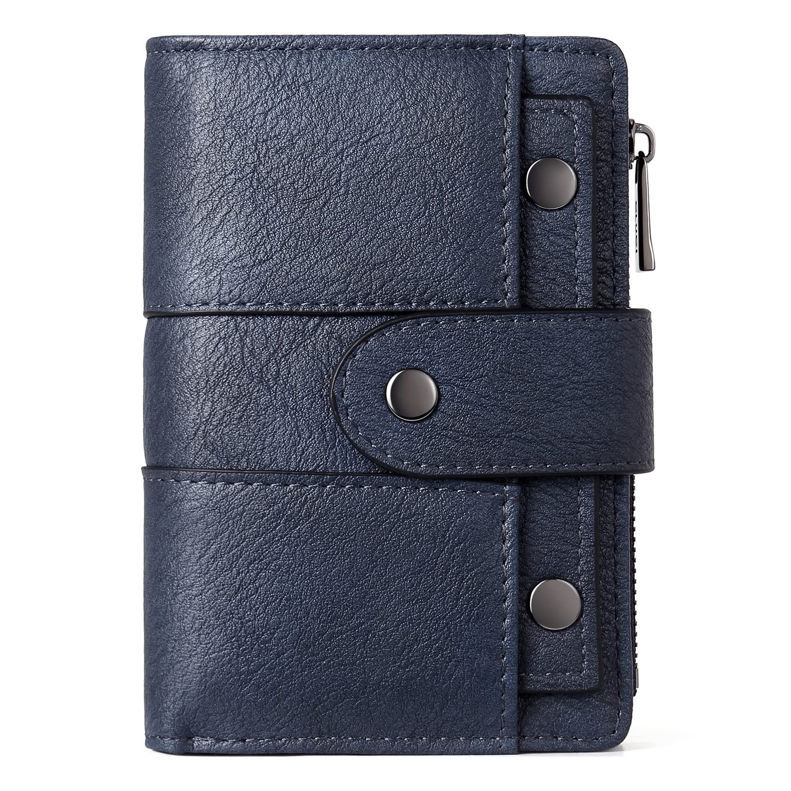 CLUCI Small Wallet for Women Leather Slim Womens Wallet Bifold Multi Card Holder Organizer Designer with Removable ID Window