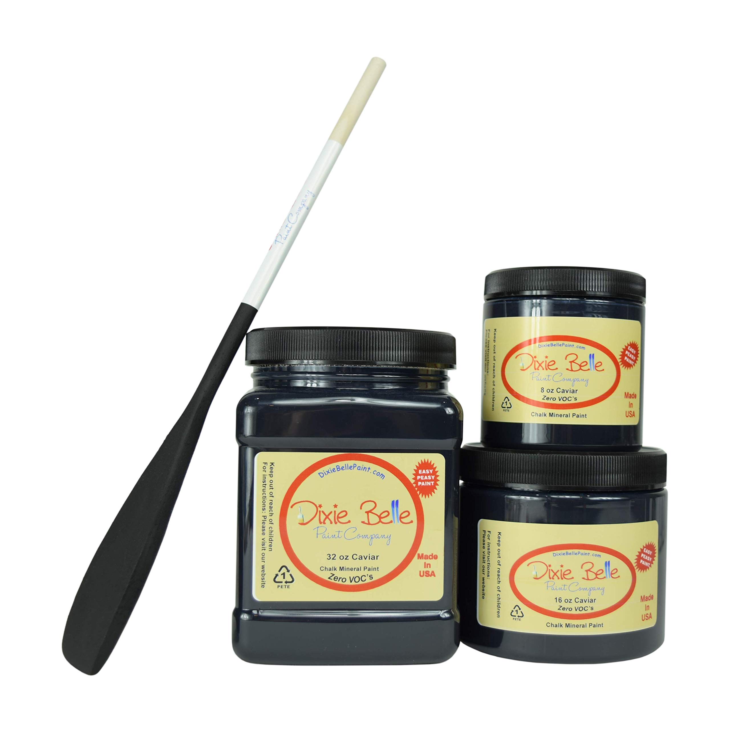 Dixie Belle Paint Company Chalk Finish Furniture Paint (Caviar) (32OZ)